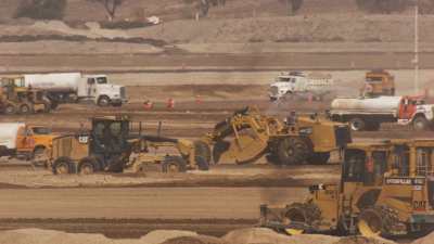 Construction site of the new Audi plant