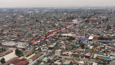 Market in a street of the suburbs