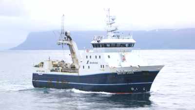 Trawler at sea