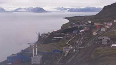 The Russian mining city of Barentsburg