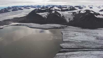 Svalbard, the glacier