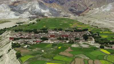 Lo Mantang, fortified city in the mountains