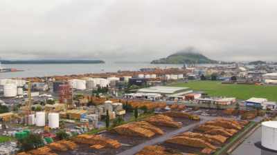 Harbour, ships and containers