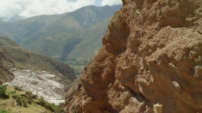 Maras salt ponds in the mountains