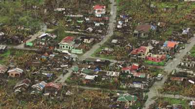 City and country  after Haiyan Typhoon