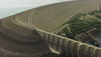 Fort Ramkot, lake Mangla and dam