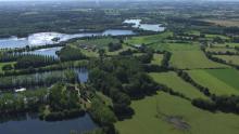 Countryside and Le Mans city