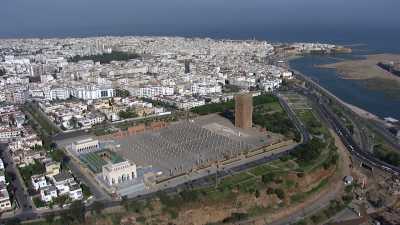 Mohamed V mausoleum and Hassan Tower