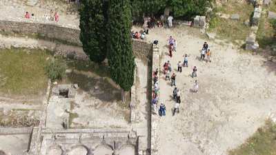 The wide archaeological  site