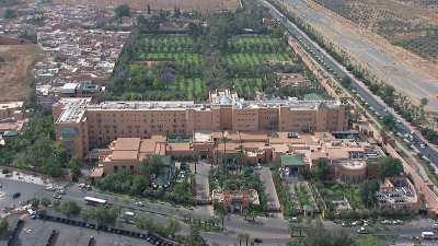 Mamounia Hôtel and Koutoubia Mosque