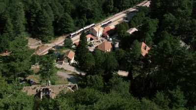 The village in the forest and Grand Hotel ruins