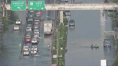 Flooding as a consequence of the storm