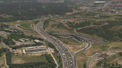 Road traffic, bridge over the Bosphorus