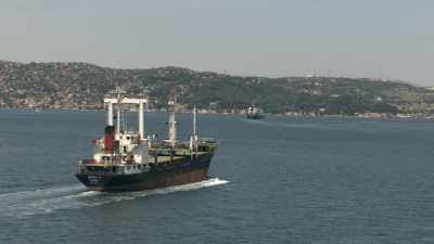 Ships on the Bosphorus