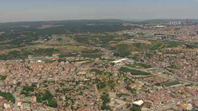 Wide shots of Istanbul City