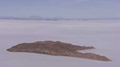 Incahuasi island in the Salar