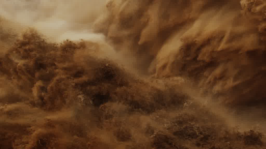 Spectacular Water Release from Xiaolangdi Dam