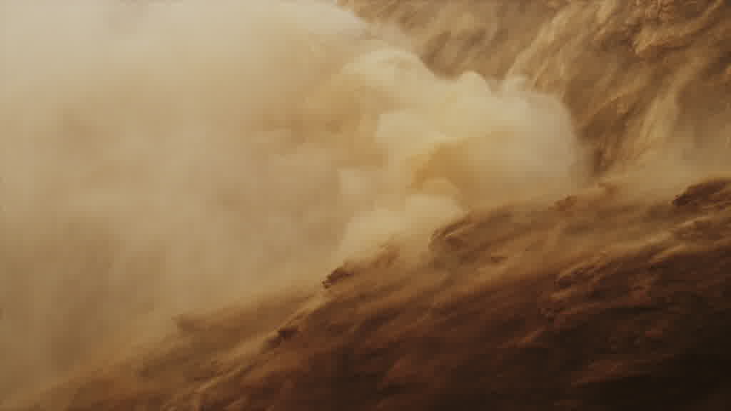 Spectacular Water Release from Xiaolangdi Dam