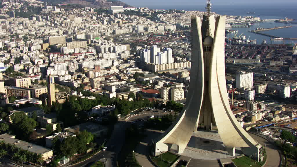 The Martyrs Memorial in Algiers