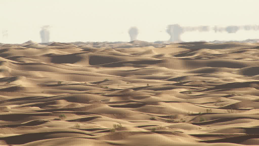 A Mirage (Fata Morgana) in the Sahara