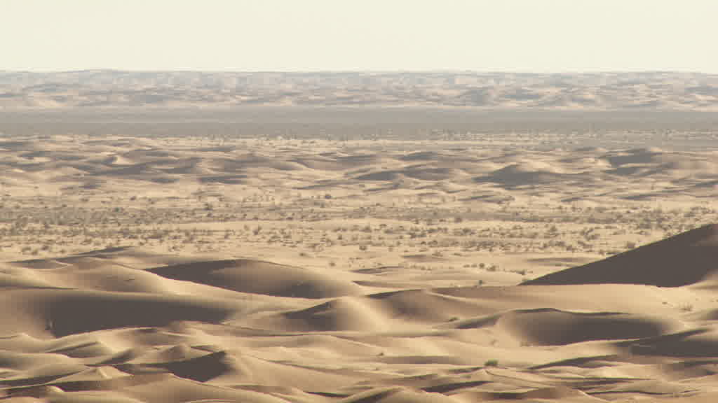 A Mirage (Fata Morgana) in the Sahara