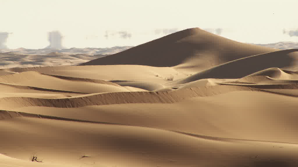 A Mirage (Fata Morgana) in the Sahara