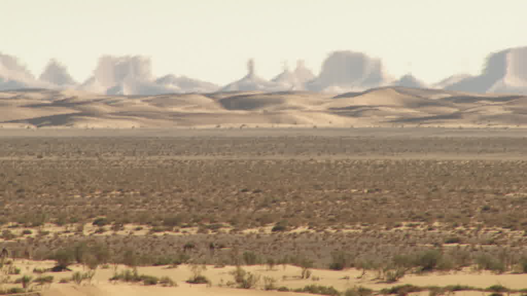 A Mirage (Fata Morgana) in the Sahara