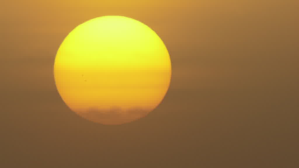 Sunrise over the Algerian Sahara