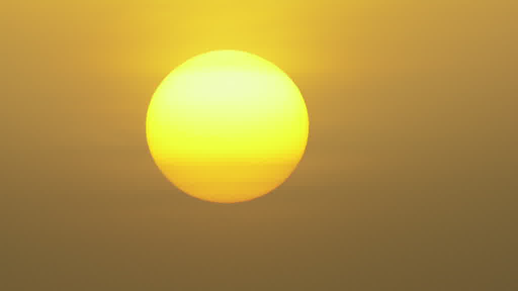 Sunrise over the Algerian Sahara