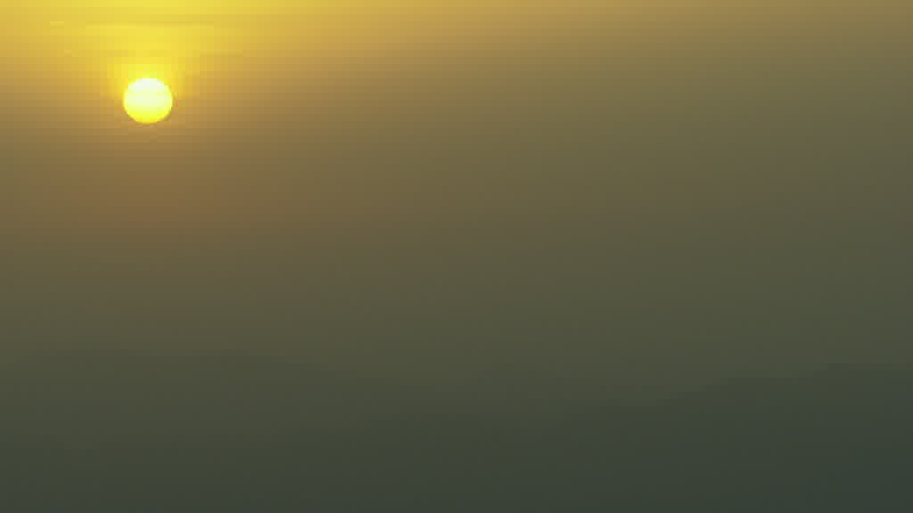 Sunrise over the Algerian Sahara