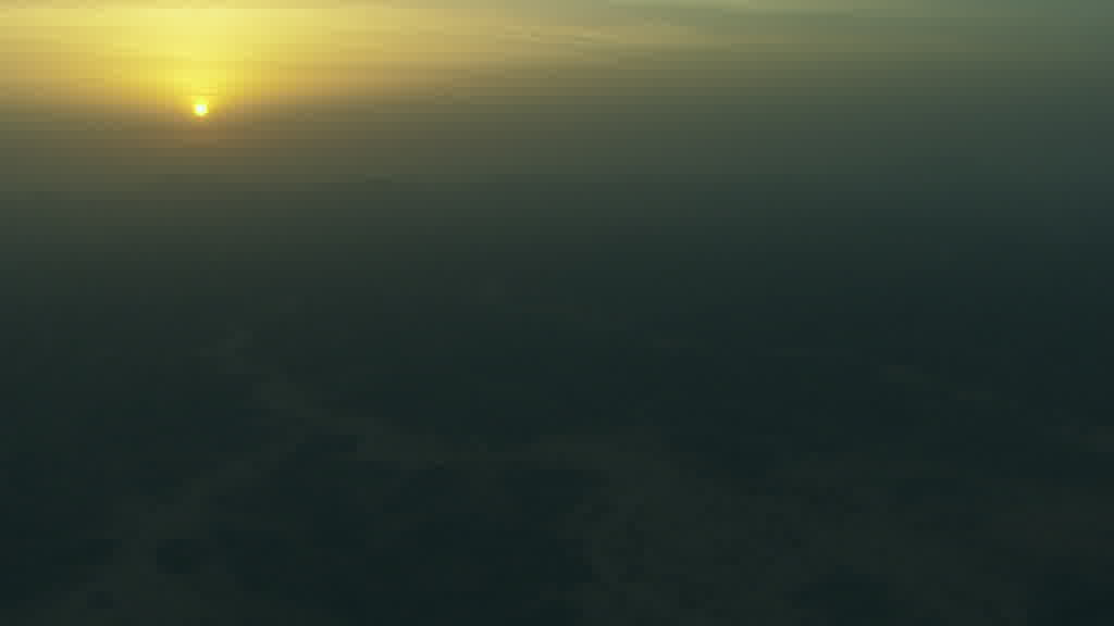 Sunrise over the Algerian Sahara