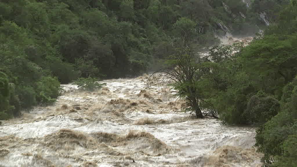 Swollen river near Lake Turkana