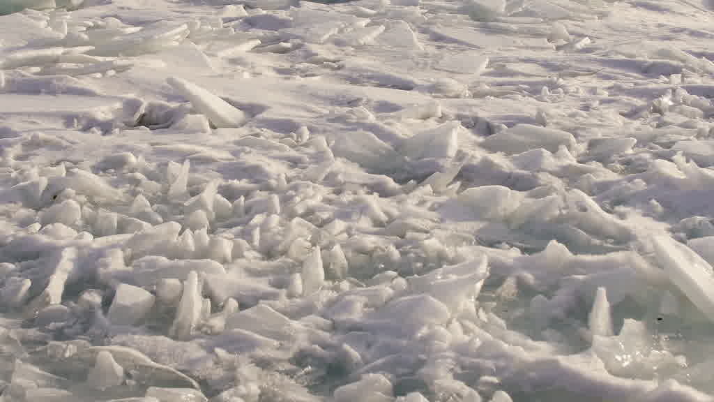 Lake Baikal at the End of Winter