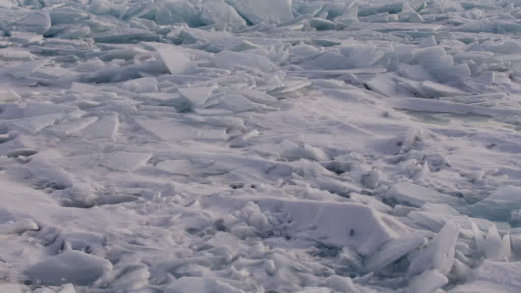 Lake Baikal at the End of Winter