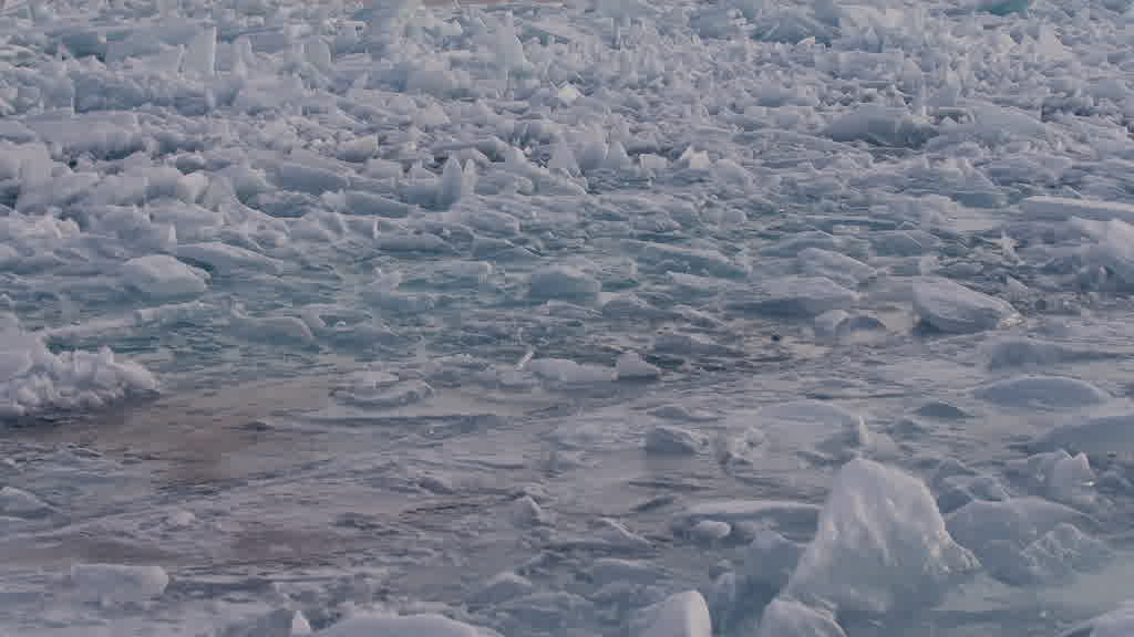 Lake Baikal at the End of Winter