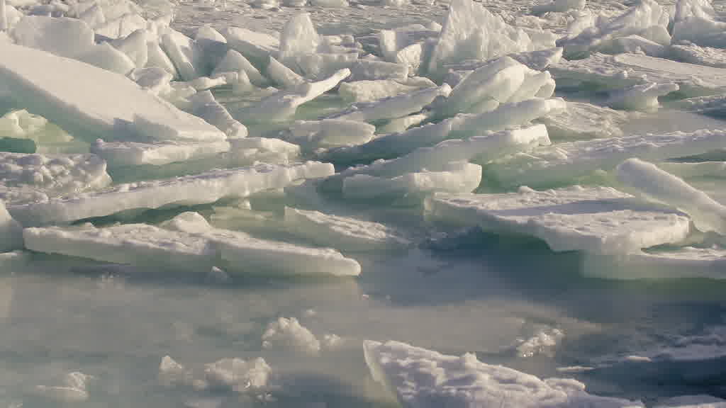 Lake Baikal at the End of Winter