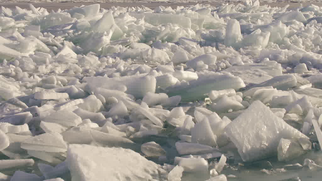 Lake Baikal at the End of Winter