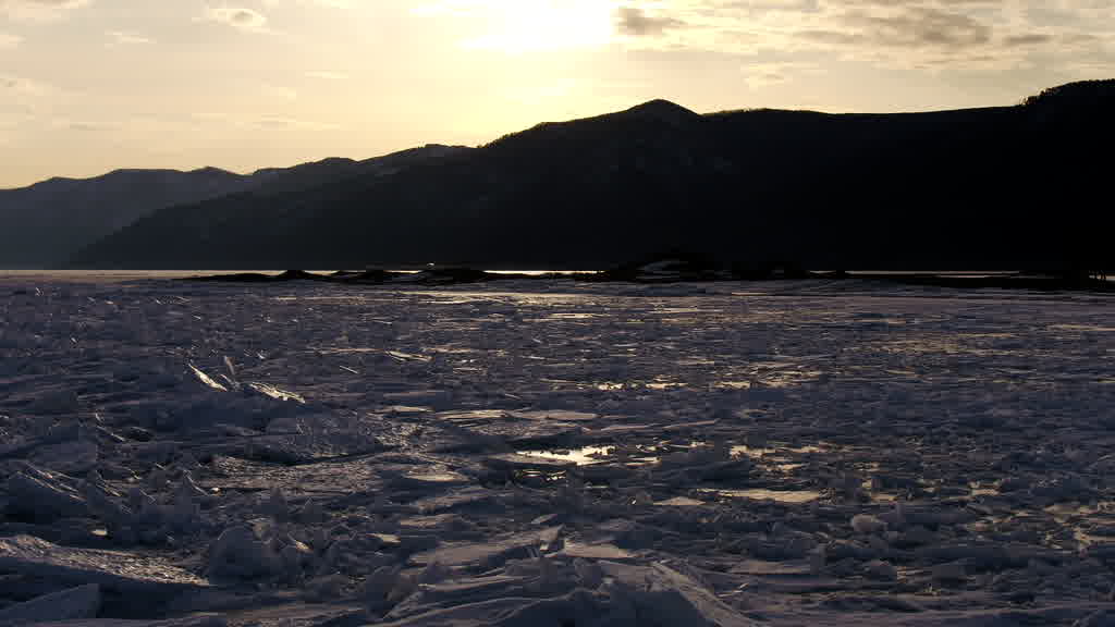 Lake Baikal in Late Winter