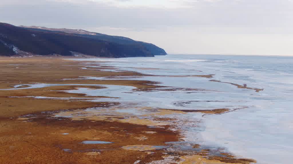 Lake Baikal at the End of Winter