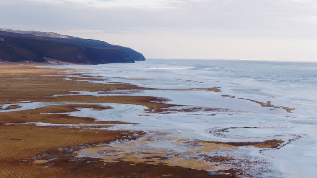 Lake Baikal at the End of Winter
