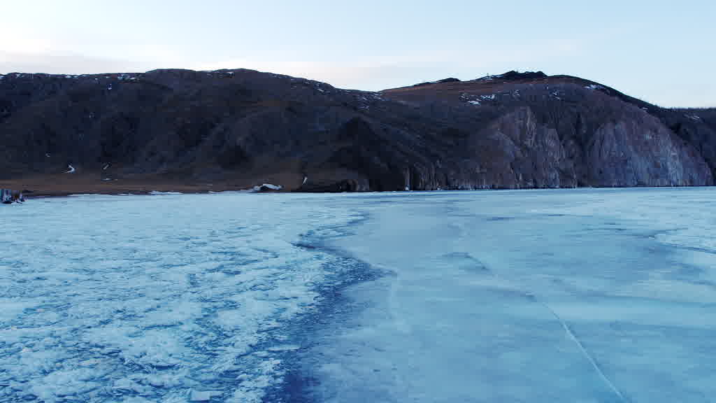 Lake Baikal at the End of Winter