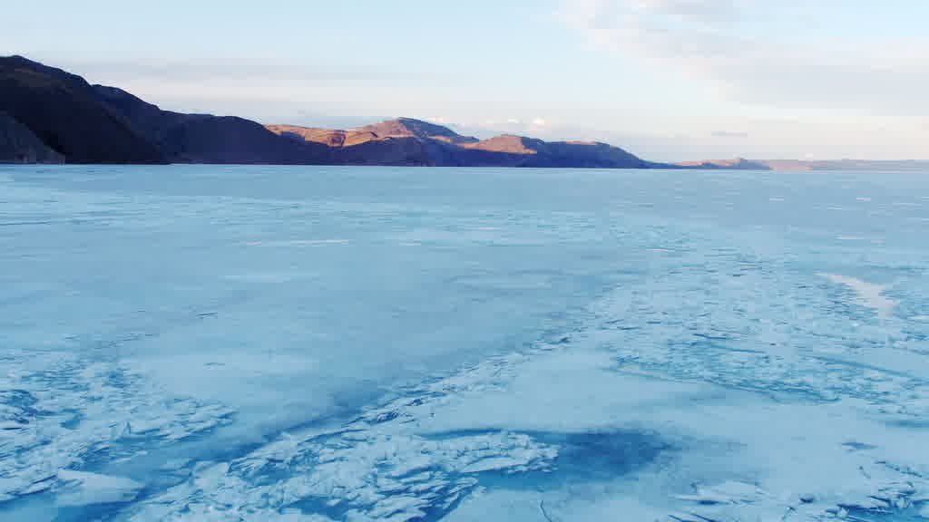Lake Baikal at the End of Winter