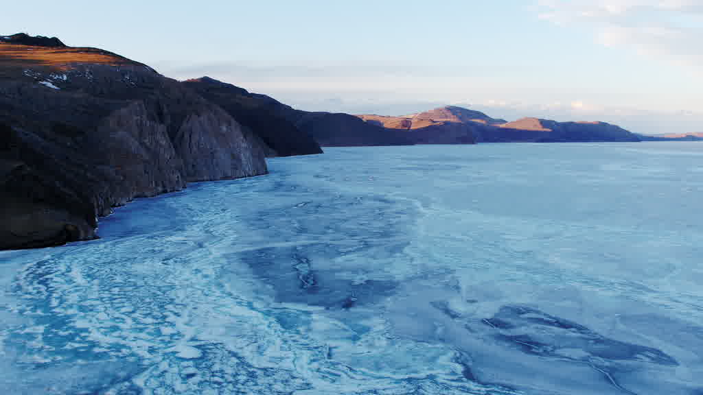 Lake Baikal at the End of Winter