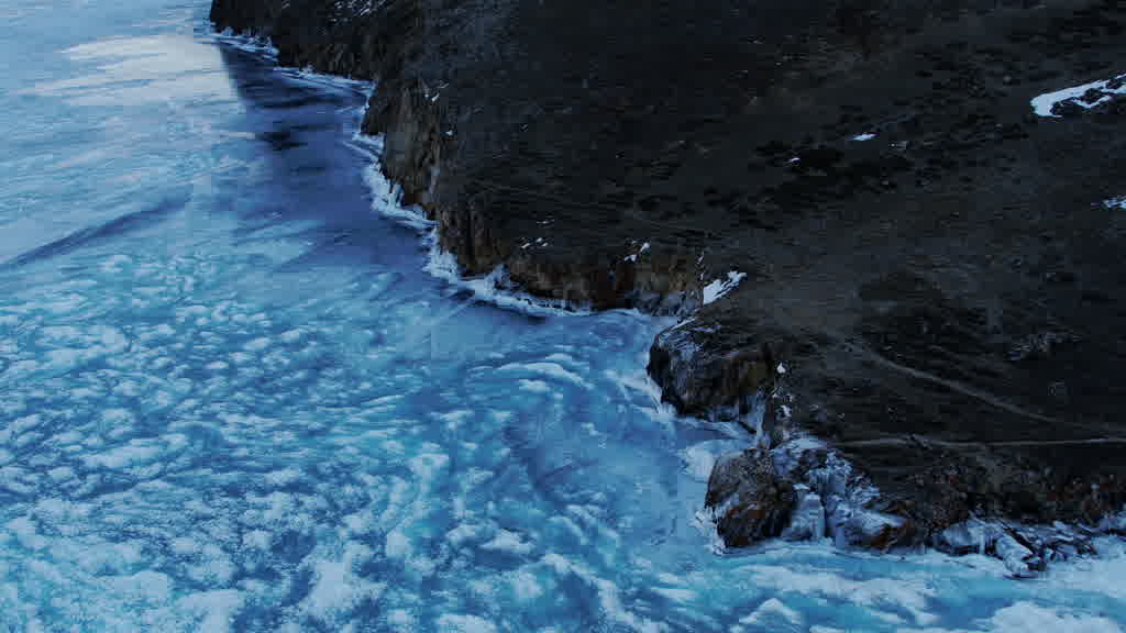 Lake Baikal at the End of Winter