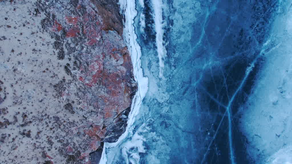 Lake Baikal in Late Winter