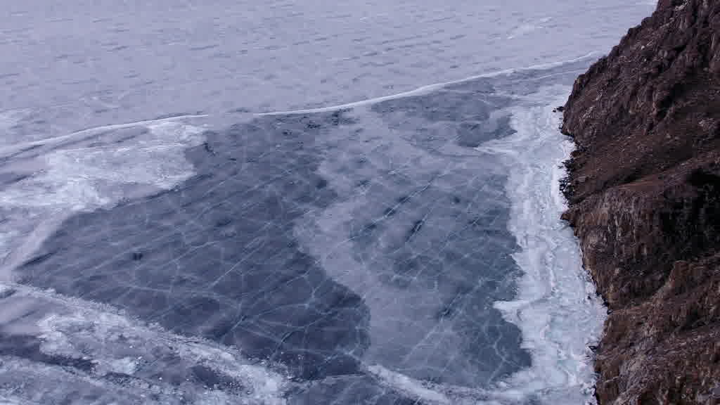Lake Baikal at the End of Winter
