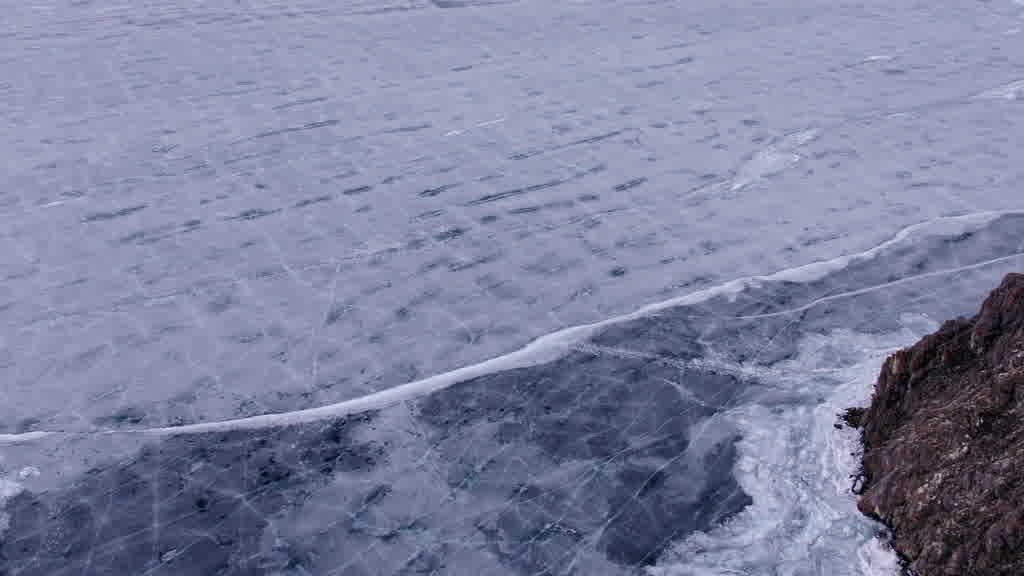 Lake Baikal at Late Winter