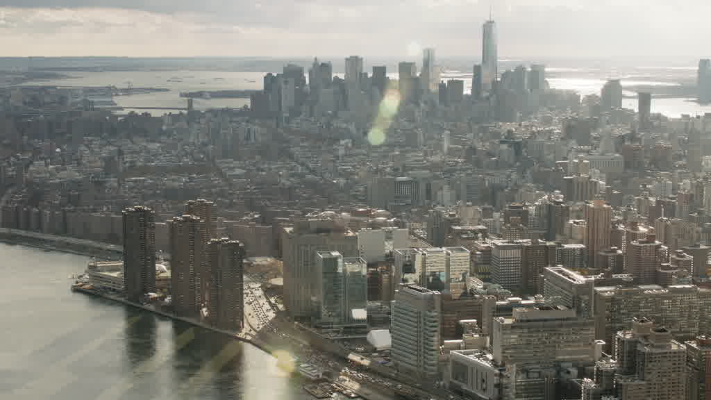 Vues aériennes de New-York