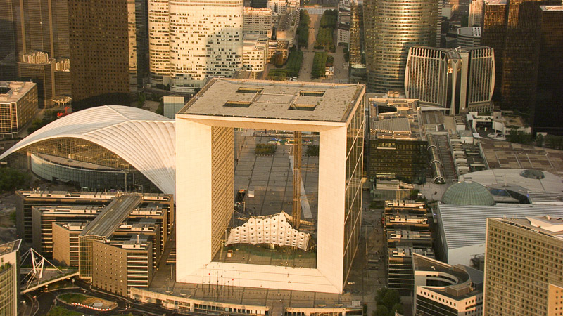 Paris la Defense aerial picture