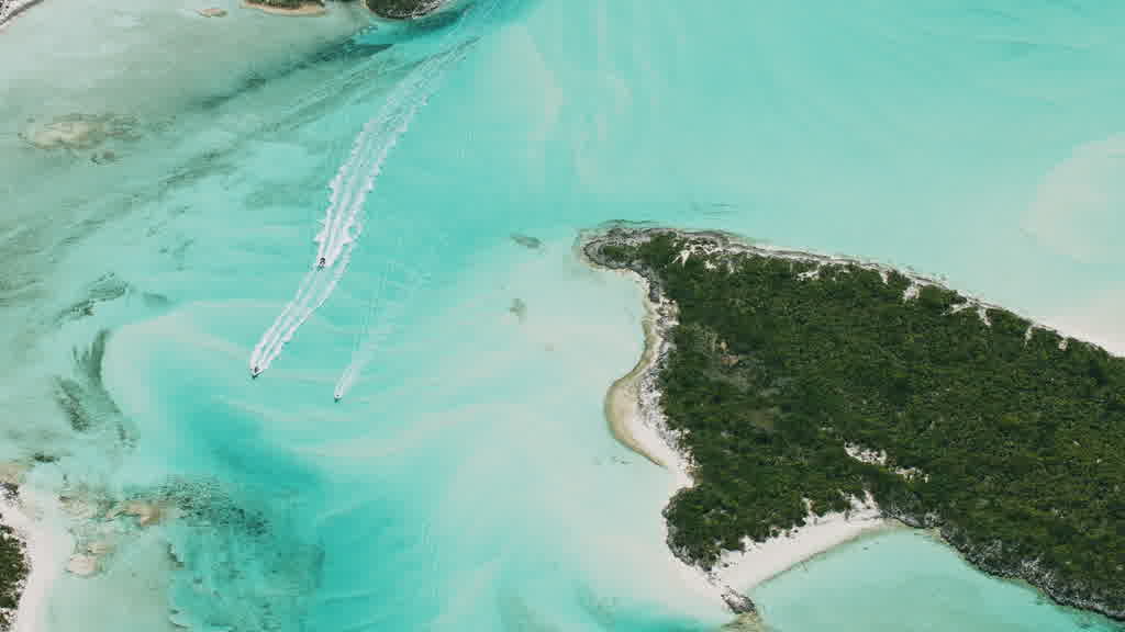 Images aériennes des Bahamas